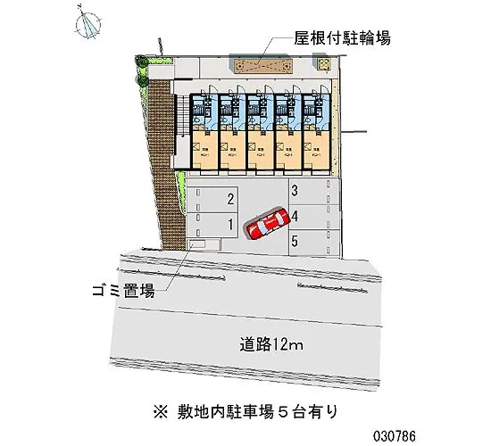 ★手数料０円★東松山市若松町２丁目　月極駐車場（LP）